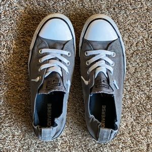 Women’s gray Converse All Star